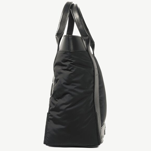 Balenciaga Cabas S Black Wadded Nylon & Calfskin Tote Bag - Picture 3 of 12